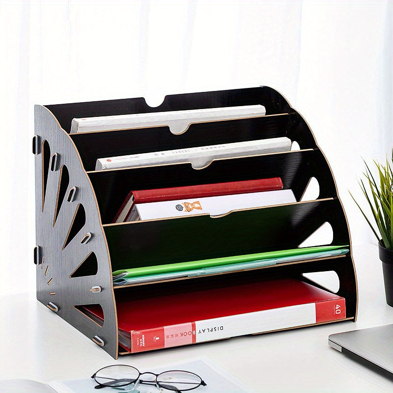 WoodFlow A4 Organizer – Rangement Élégant pour Chaque Bureau
