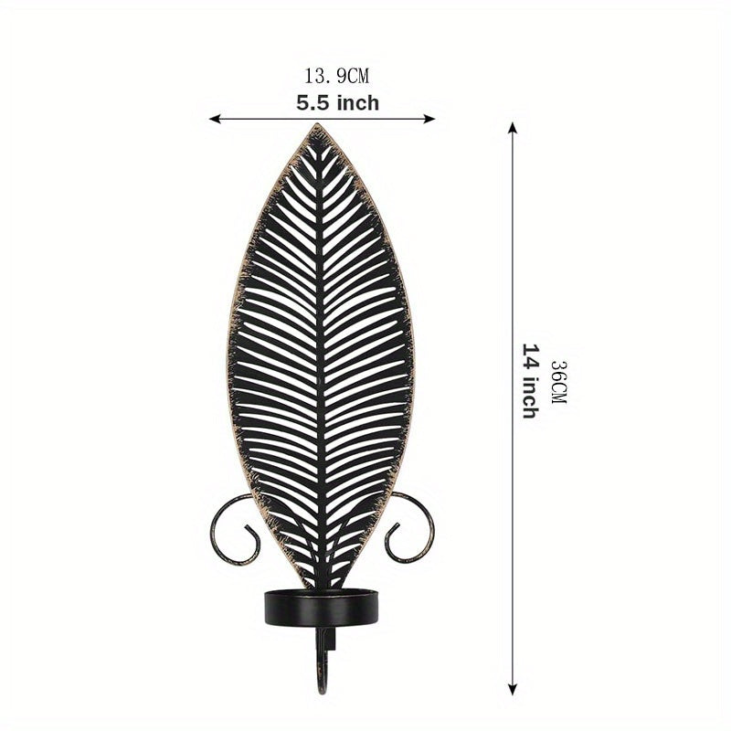 Appliques Murales à Motif de Feuilles - Décoration Ambiance pour Chaque Espace