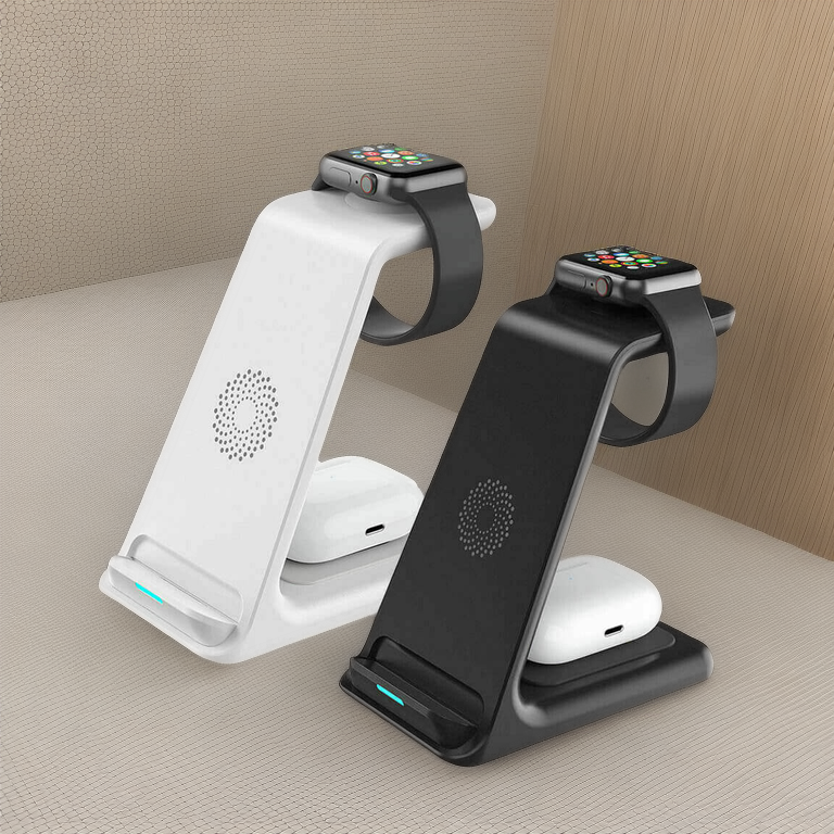 Support de chargeur sans fil PowerNest 20W | Fast charging station for iPhone, AirPods and iWatch 8 7 6
