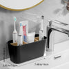 Support de brosse à dents moderne avec 5 compartiments – Élégant et organisé pour une utilisation dans la salle de bain