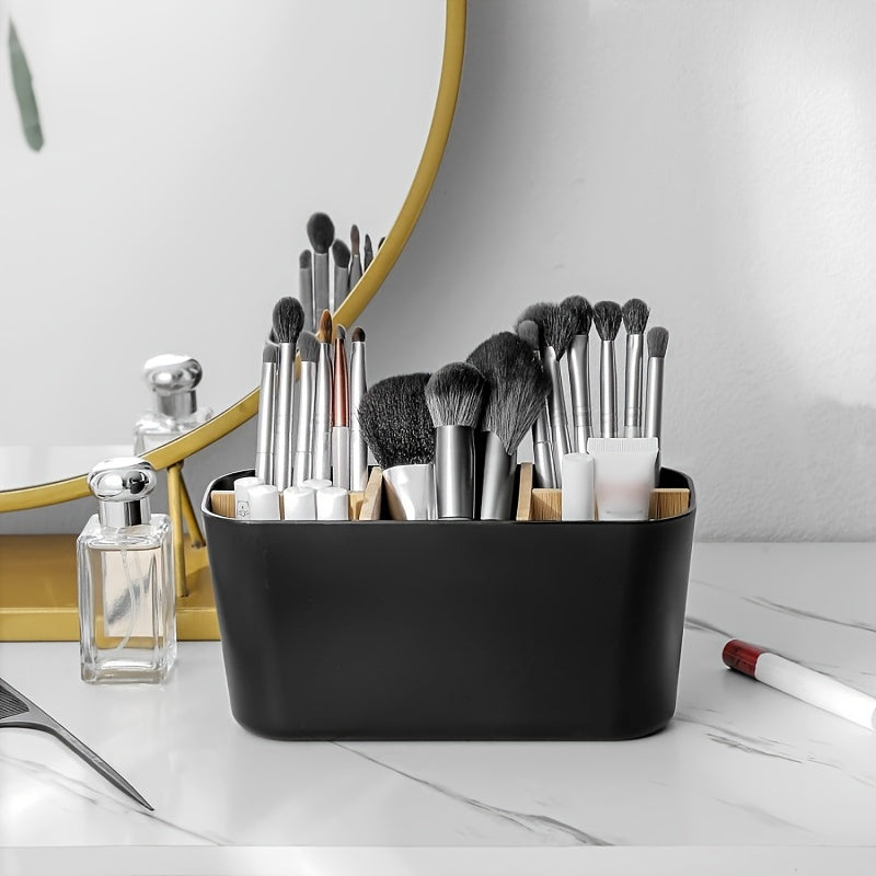 Support de brosse à dents moderne avec 5 compartiments – Élégant et organisé pour une utilisation dans la salle de bain