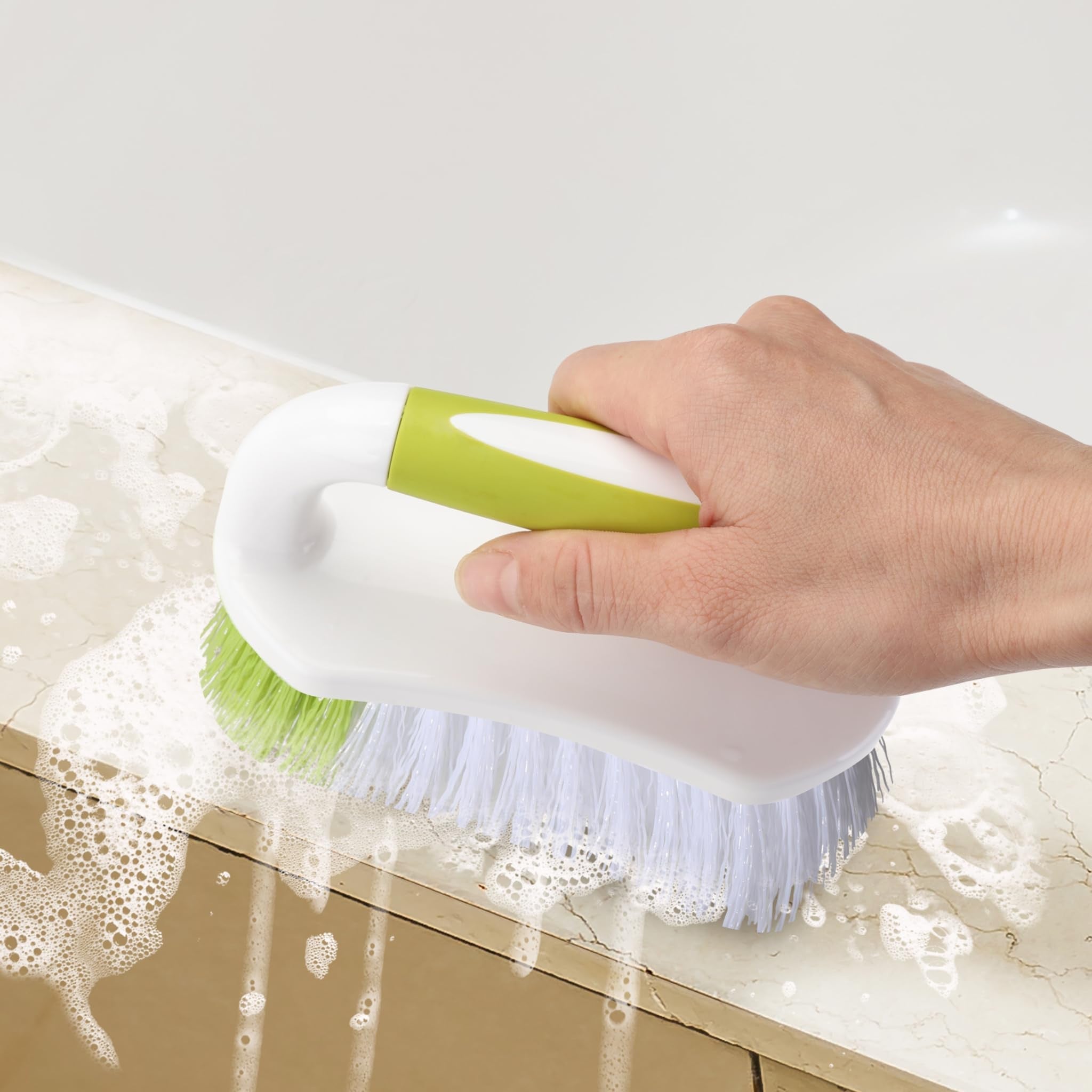Brosse de Nettoyage Robuste avec Poignée Ergonomique – Nettoyage Approfondi pour Salle de Bain, Cuisine et Plus