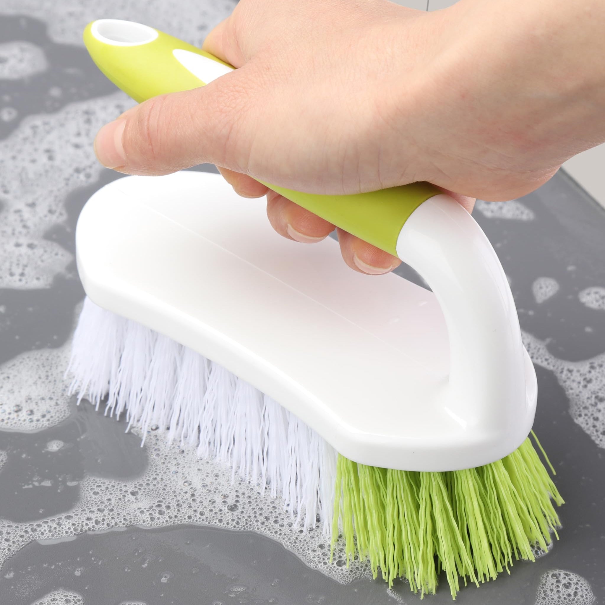 Brosse de Nettoyage Robuste avec Poignée Ergonomique – Nettoyage Approfondi pour Salle de Bain, Cuisine et Plus