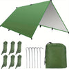 Auvent de Camping 3x3 Mètres - Imperméable et Résistant au Vent