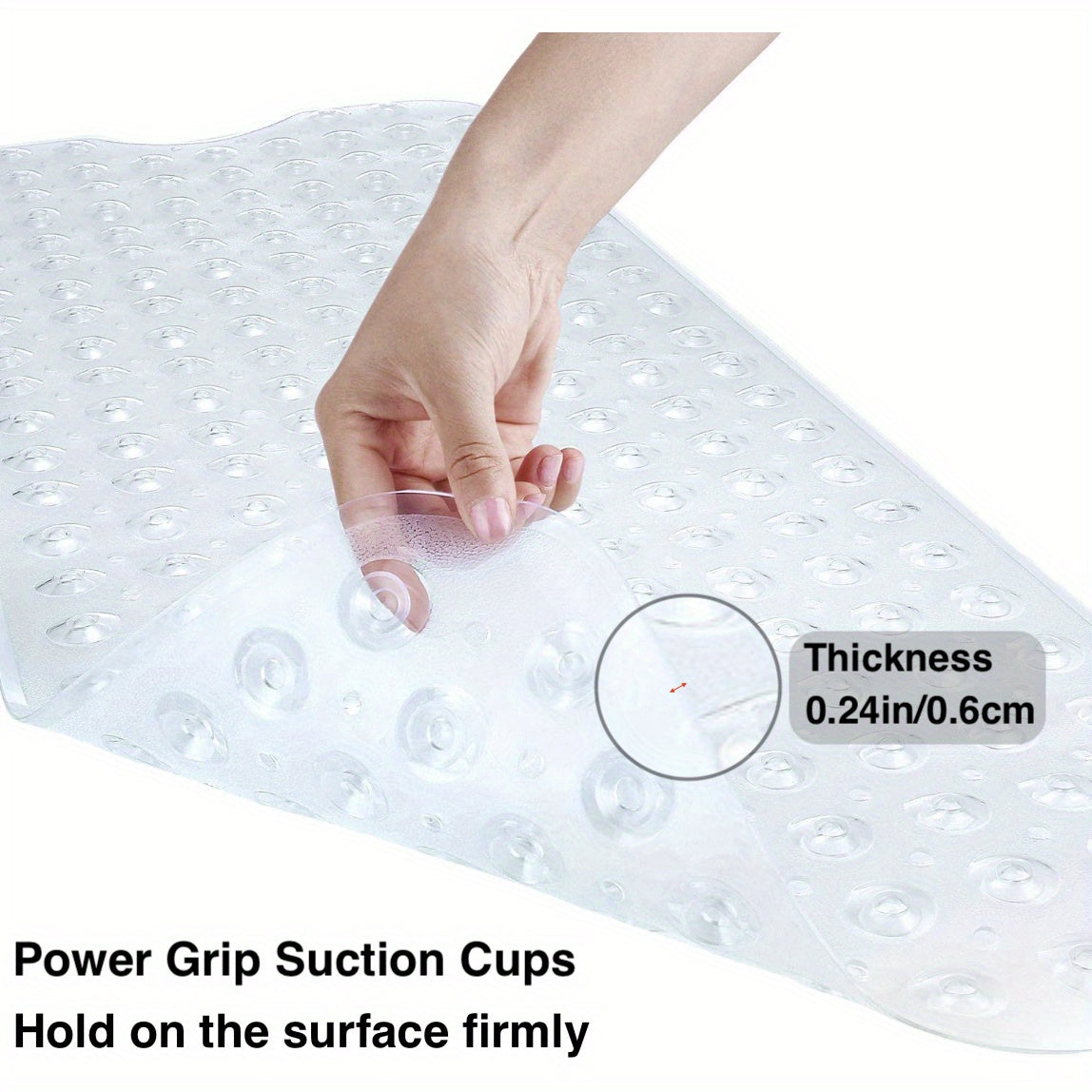 Tapis de Bain Antidérapant Extra Long - Pour une Expérience de Bain Sécurisée