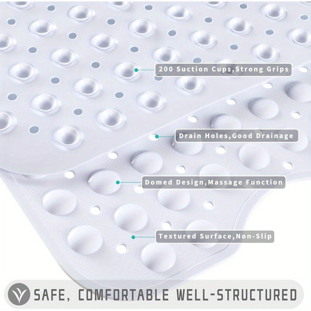 Tapis de Bain Antidérapant Extra Long - Pour une Expérience de Bain Sécurisée