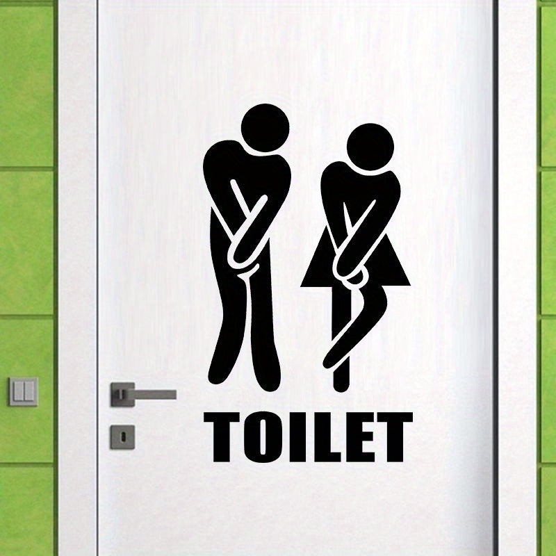 Autocollants de Toilettes Joyeux - Pour Une Salle de Bain Créative