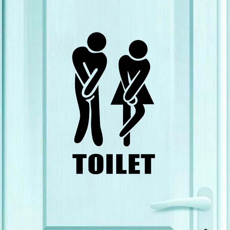 Autocollants de Toilettes Joyeux - Pour Une Salle de Bain Créative