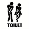 Autocollants de Toilettes Joyeux - Pour Une Salle de Bain Créative