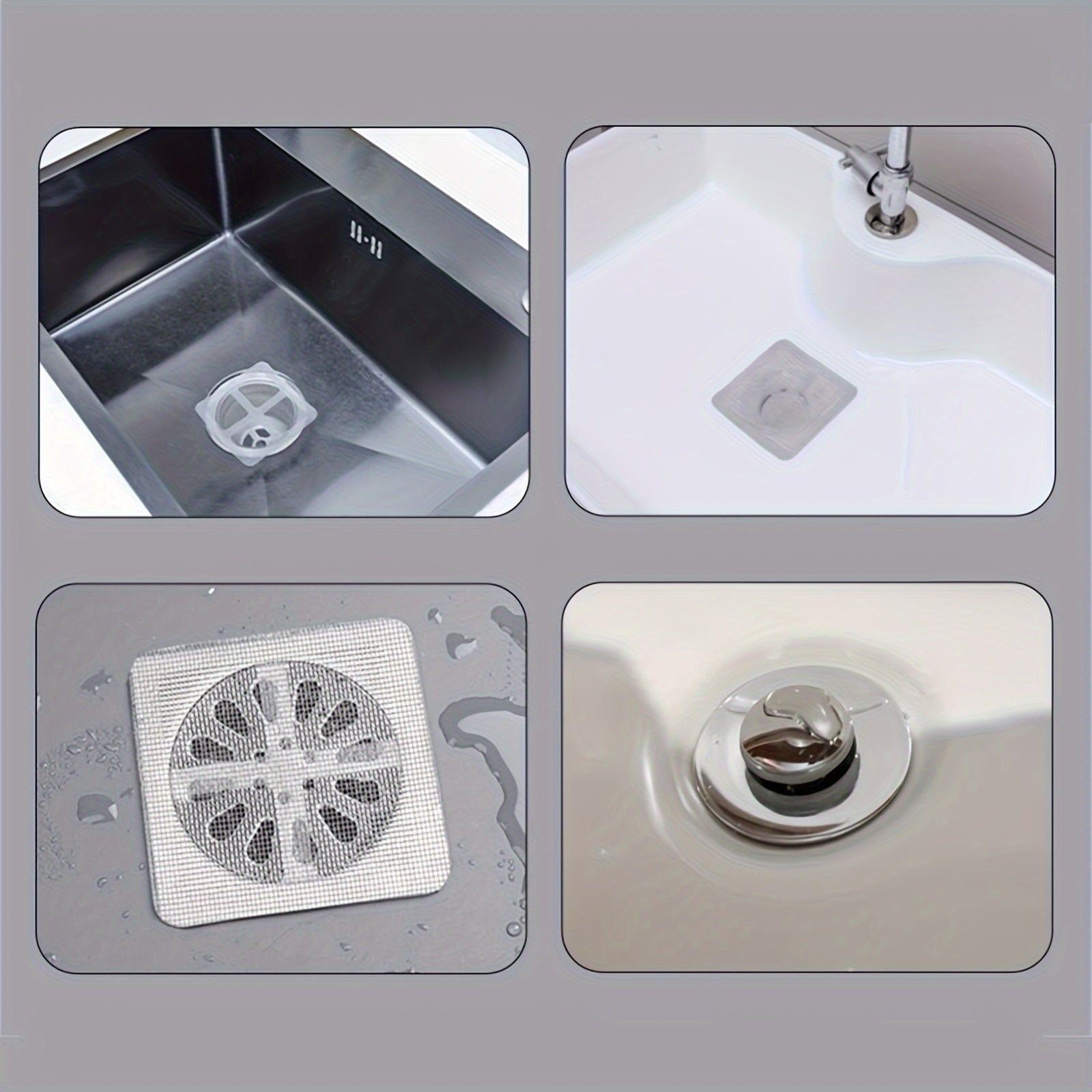 Attrape-cheveux Jetables pour Douche - Pour Un Écoulement Propre et Dégagé
