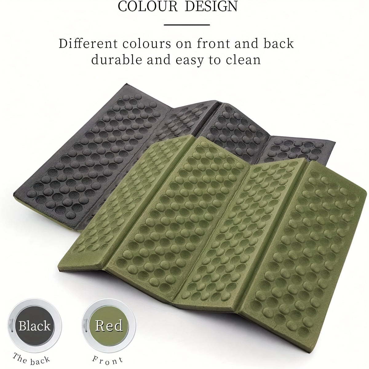 Tapis de Siège Pliable Léger – Durable et Confortable pour le Camping, la Randonnée et les Aventures en Plein Air