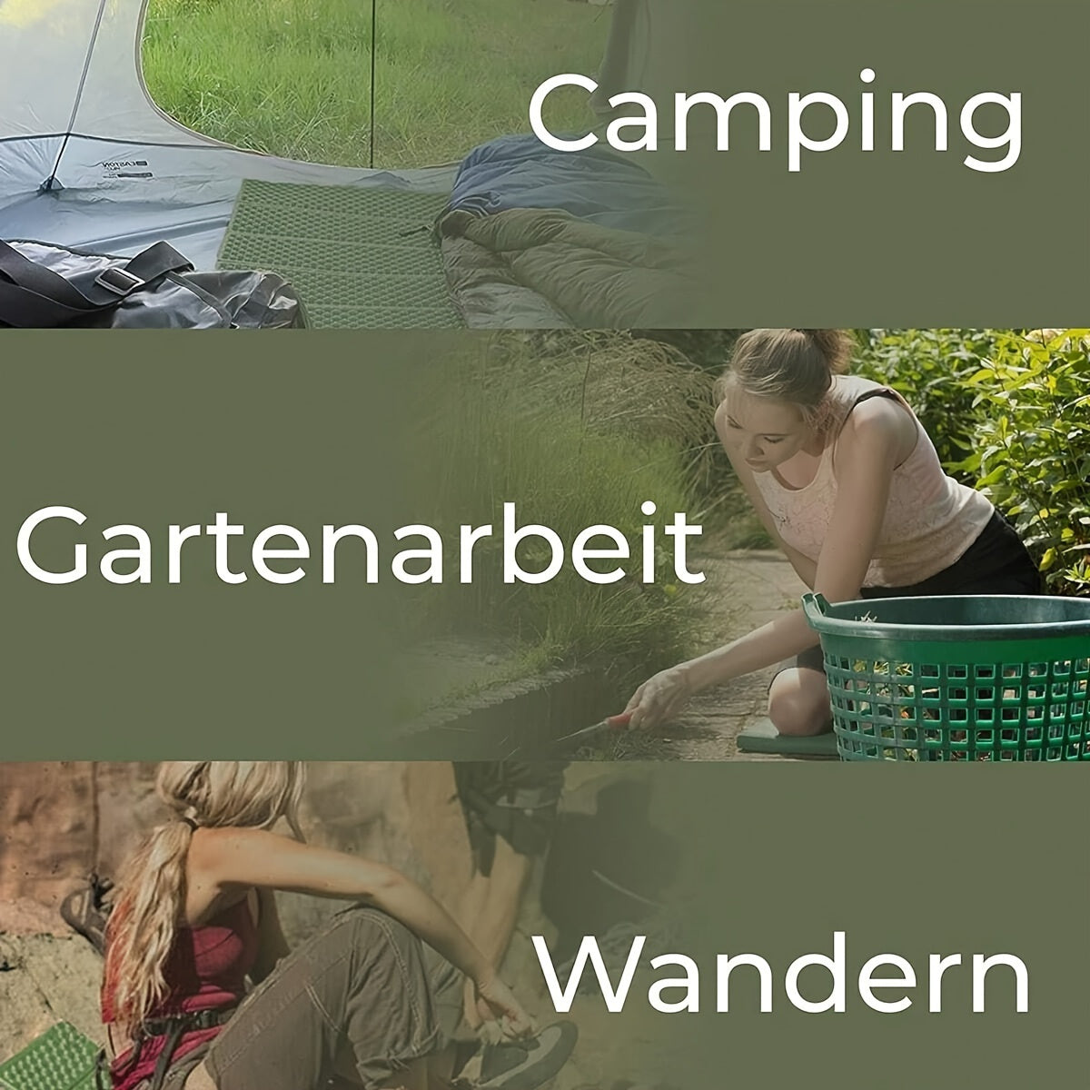 Tapis de Siège Pliable Léger – Durable et Confortable pour le Camping, la Randonnée et les Aventures en Plein Air