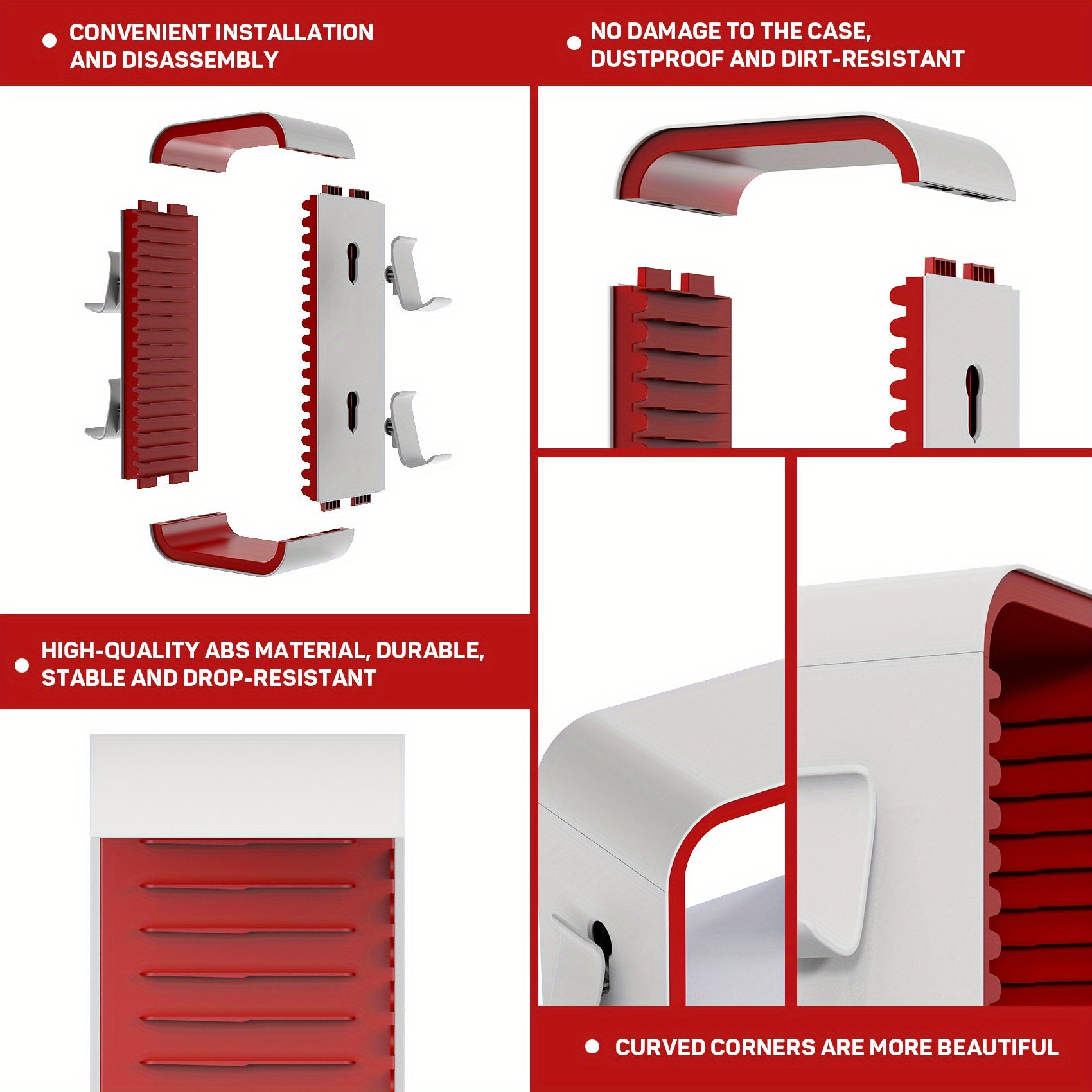 Support de rangement universel pour disques de jeu et support d'affichage de manette – Pour PS5, PS4, Switch et Xbox