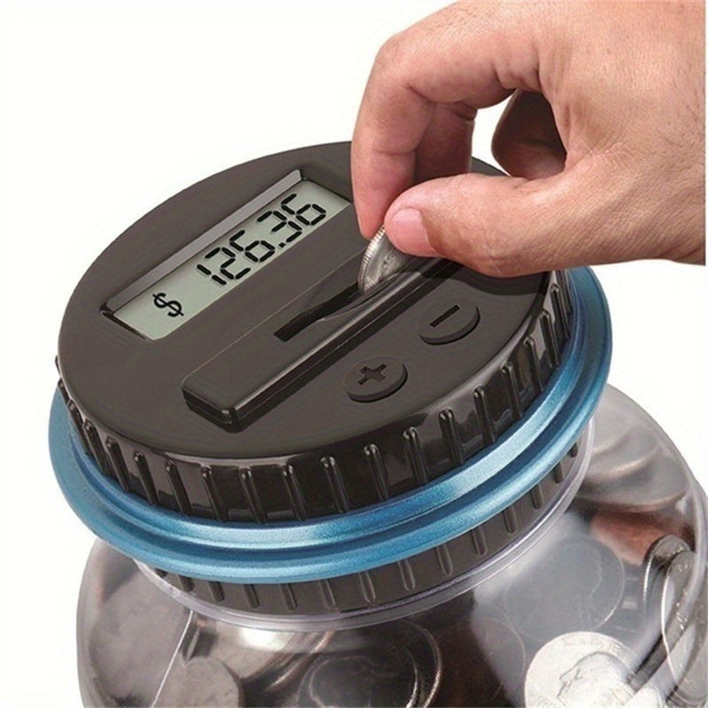 Tirelire Numérique avec Compteur de Pièces - Avec Affichage LCD pour Compteur Automatique et Grande Capacité