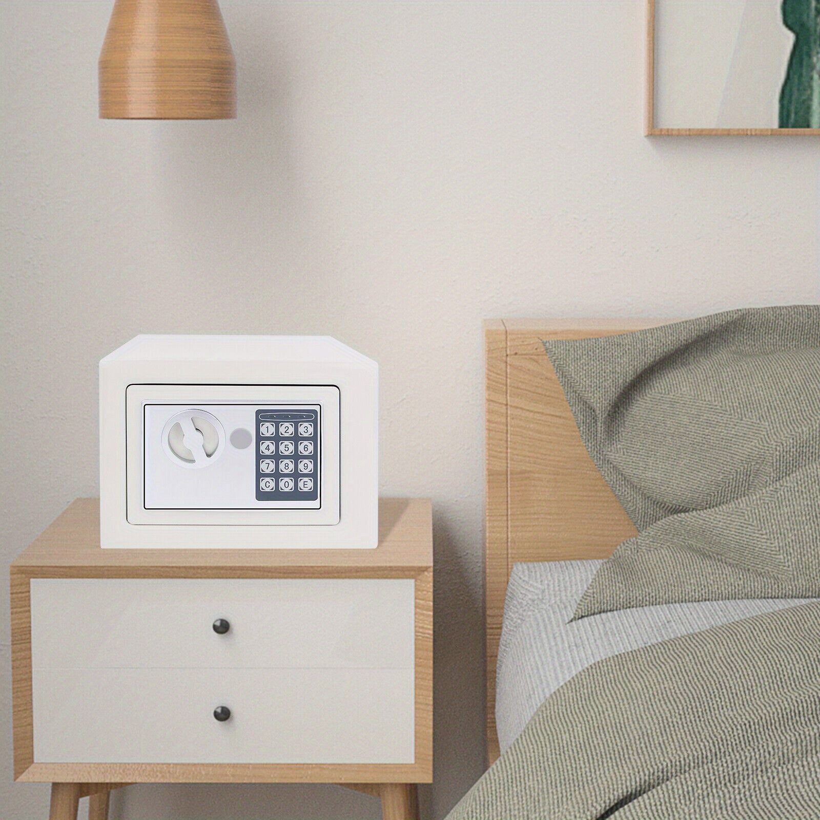 Coffre-fort en acier TitanGuard Elite | Boîte de sécurité ignifuge pour les objets de valeur à domicile et au bureau