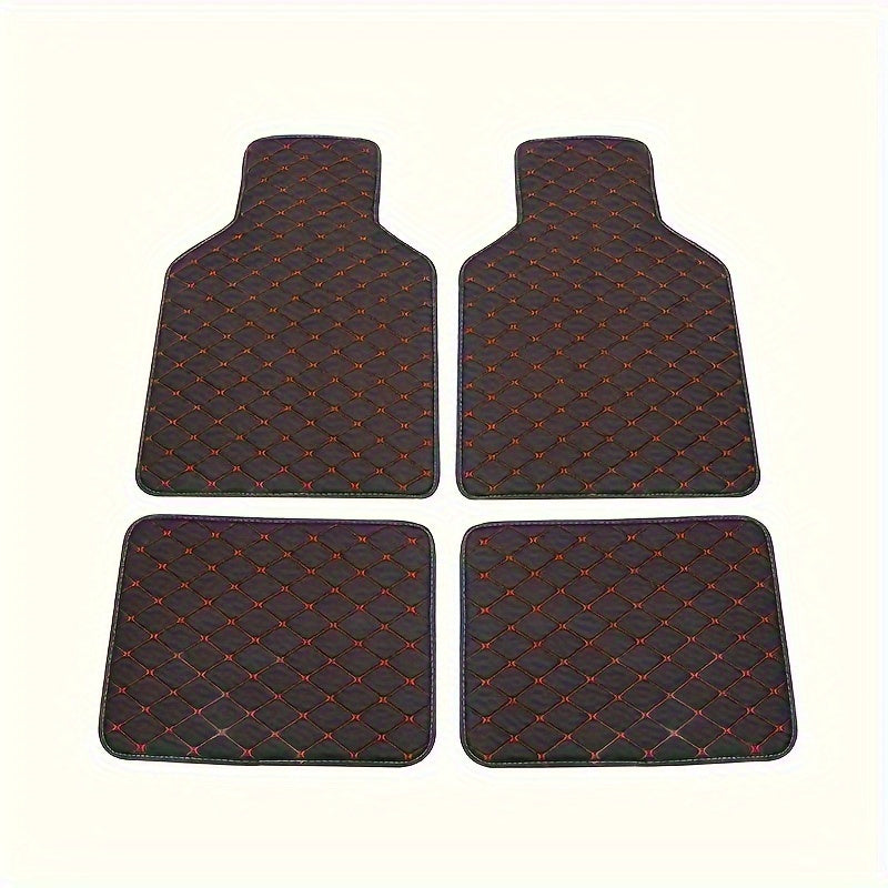 Tapis de Sol en PU Cuir Luxe pour Voitures – Durable et Facile à Entretenir