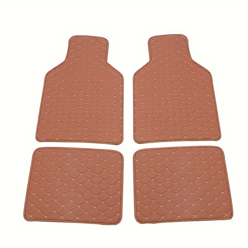 Tapis de Sol en PU Cuir Luxe pour Voitures – Durable et Facile à Entretenir