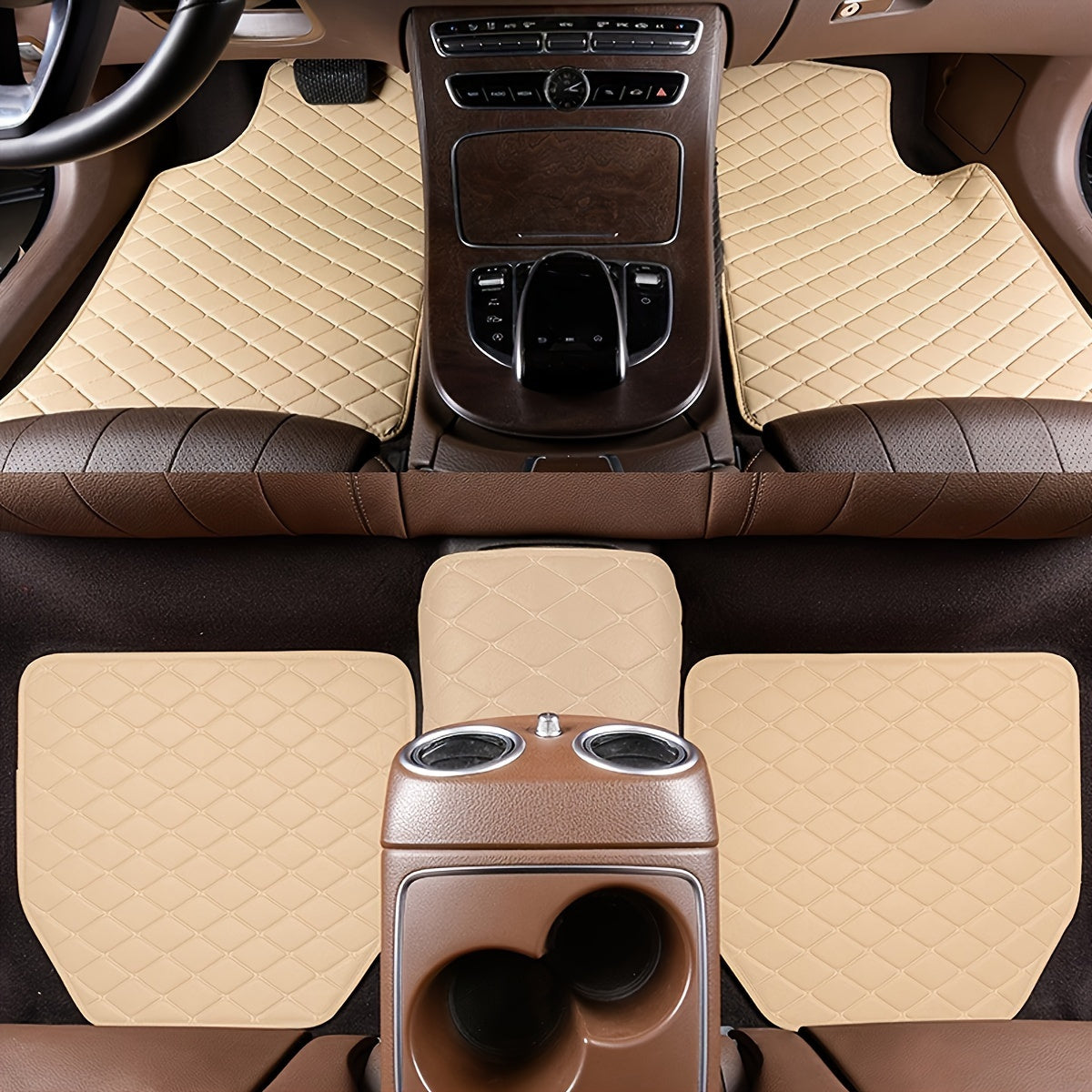 Tapis de sol en PU cuir premium – Durable et facile à entretenir