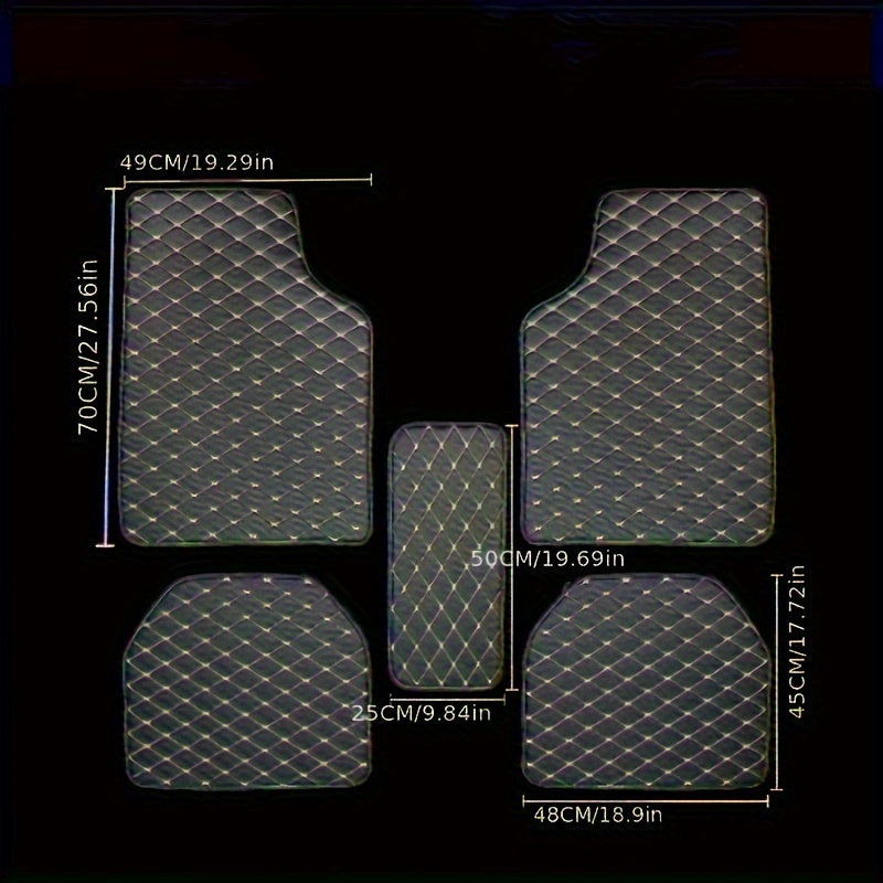 Tapis de sol en PU cuir premium – Durable et facile à entretenir