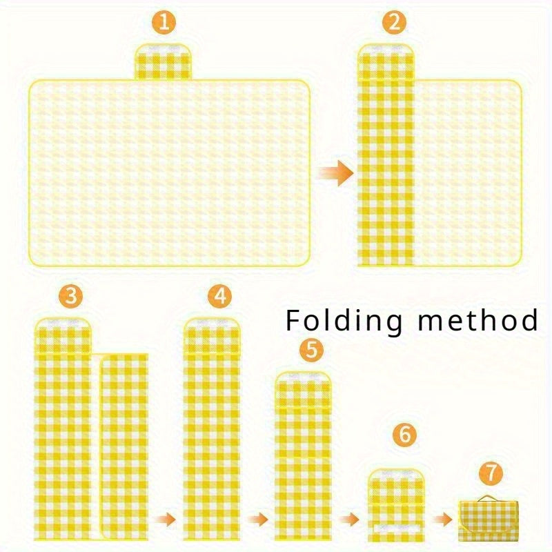Tapis de pique-nique Imperméable et Pliable – Idéal pour le Camping, la Plage et les Aventures en Plein Air