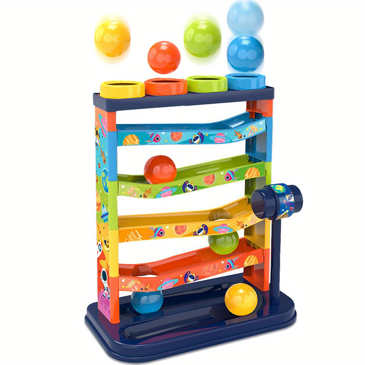 Système de Roulement de Boules Colorées – Jouet Éducatif pour Enfants