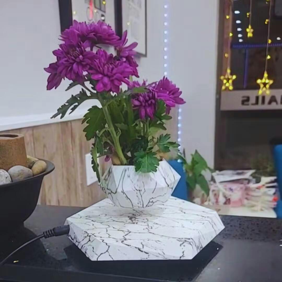 Support de plante flottant avec lévitation magnétique - Liva