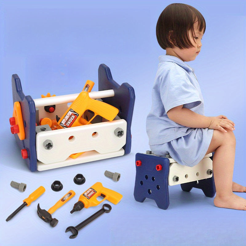 BuilderPro Ensemble d'Outils Éducatif pour Enfants - Pour Construire et Jouer Créativement