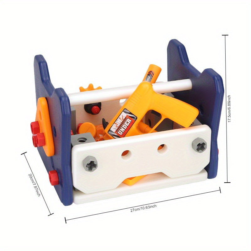 BuilderPro Ensemble d'Outils Éducatif pour Enfants - Pour Construire et Jouer Créativement