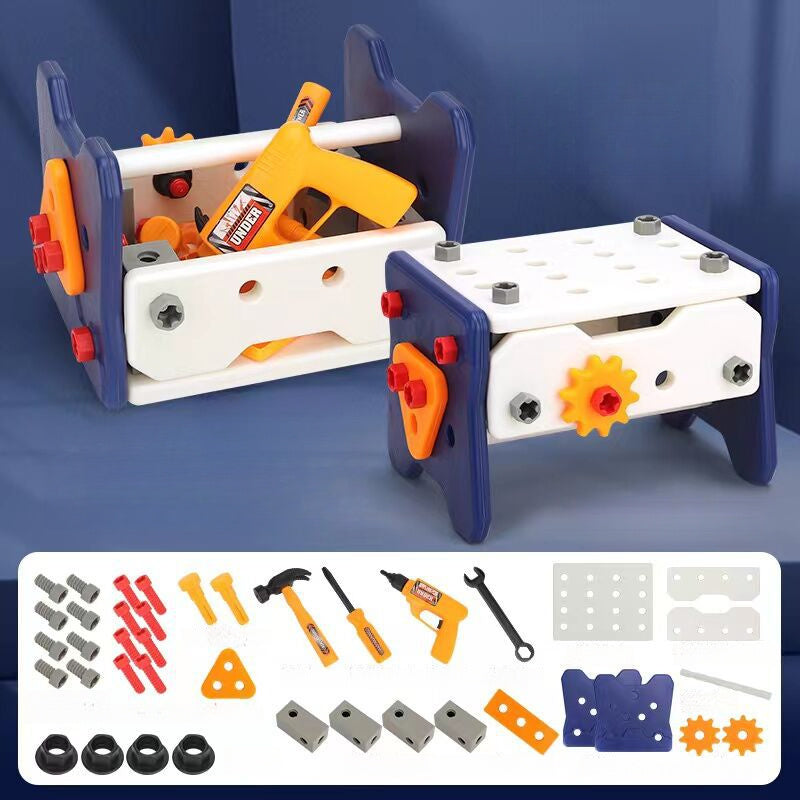 BuilderPro Ensemble d'Outils Éducatif pour Enfants - Pour Construire et Jouer Créativement