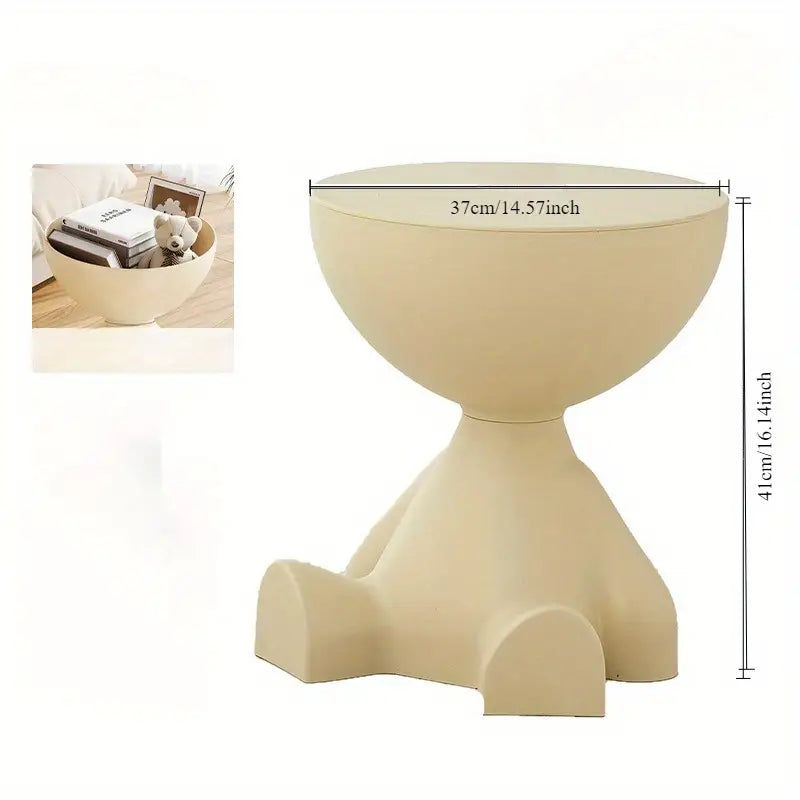 Table d'appoint décorative ScandiNest | Table de nuit créative et compacte pour la maison, le canapé et le lit