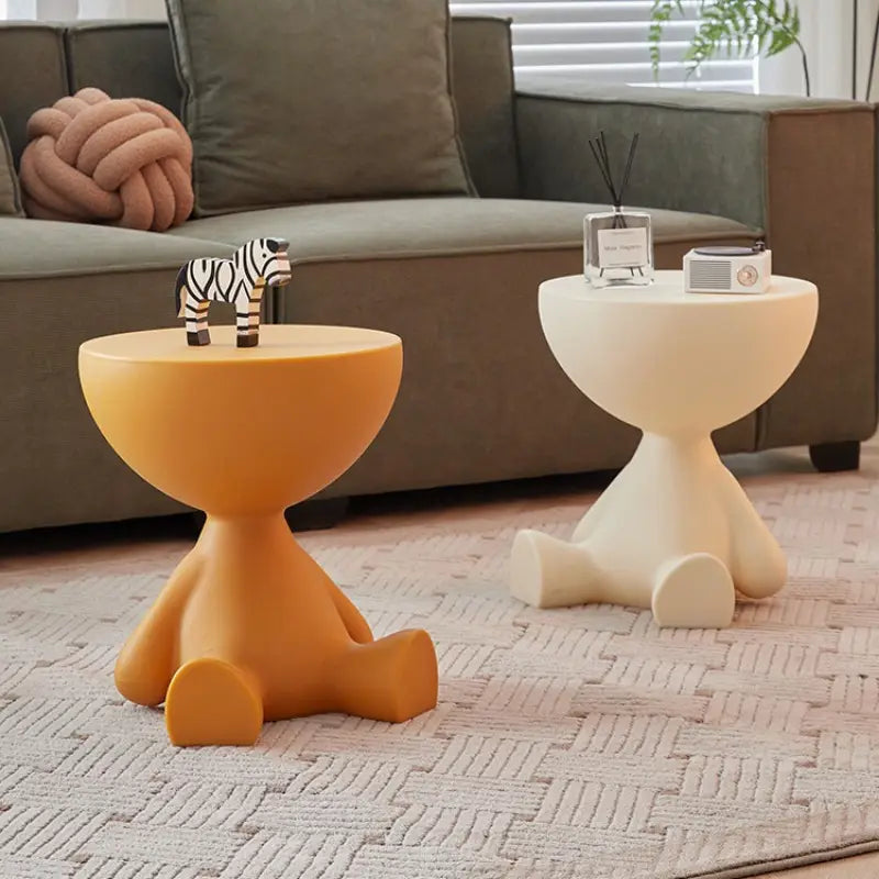 Table d'appoint décorative ScandiNest | Table de nuit créative et compacte pour la maison, le canapé et le lit