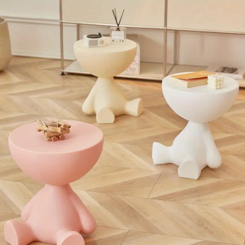 Table d'appoint décorative ScandiNest | Table de nuit créative et compacte pour la maison, le canapé et le lit