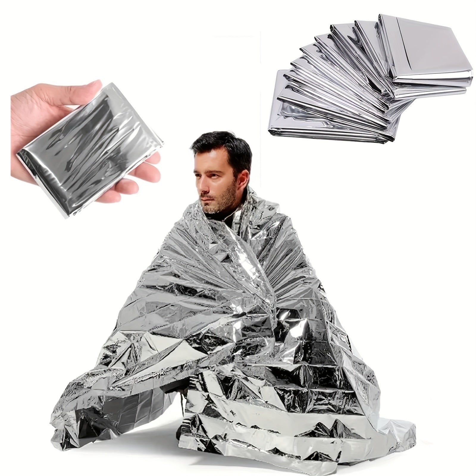 ThermoShield Couverture de Secours - Compacte et imperméable, pour une rétention optimale de la chaleur