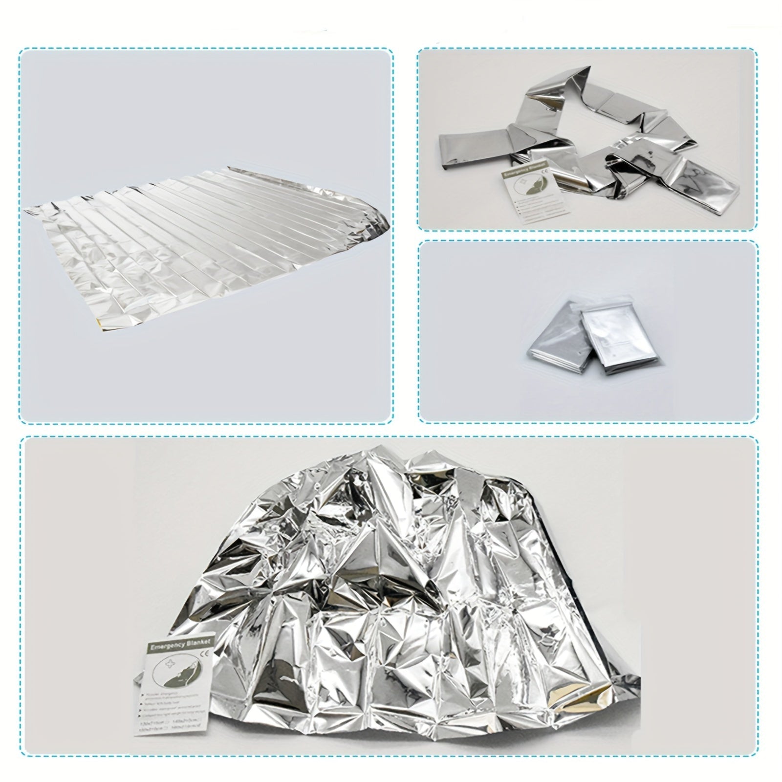 ThermoShield Couverture de Secours - Compacte et imperméable, pour une rétention optimale de la chaleur