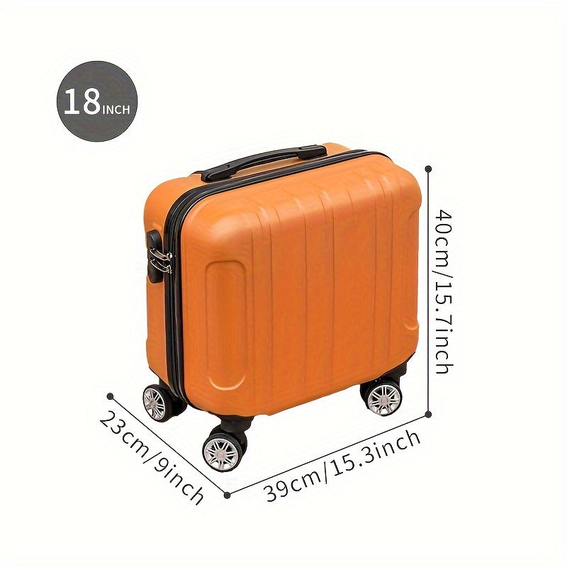Valise élégante de 18 pouces – Valise cabine aéronautique avec roues spinner silencieuses et construction robuste