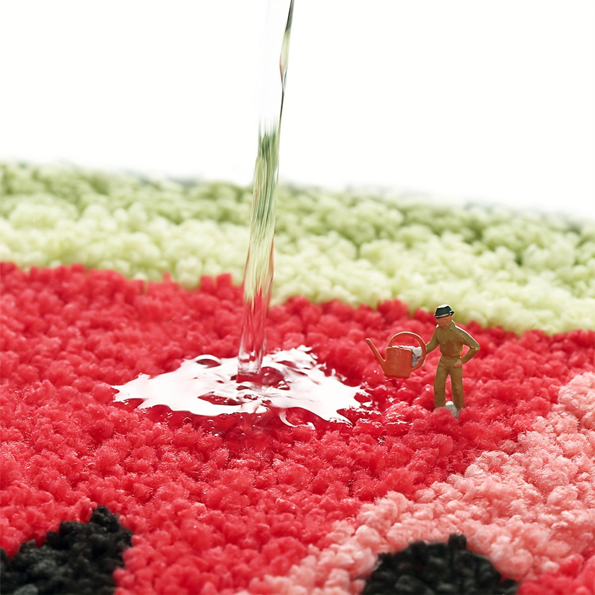 Tapis de Salle de Bain Inspiré par les Fruits – Doux et Absorbant