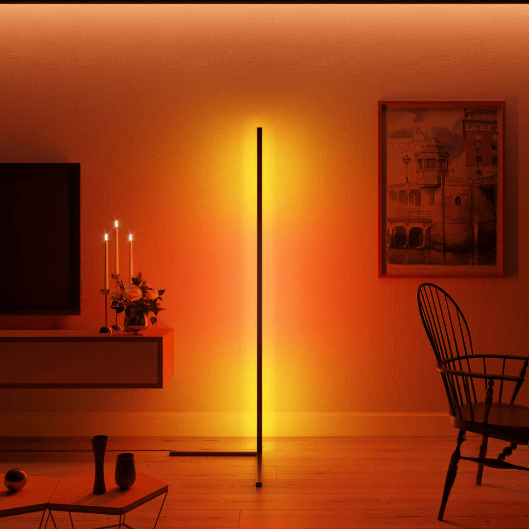 Ambiance LED Dimmable Lampadaire – Éclairage de Luxe avec 1+ Million de Couleurs