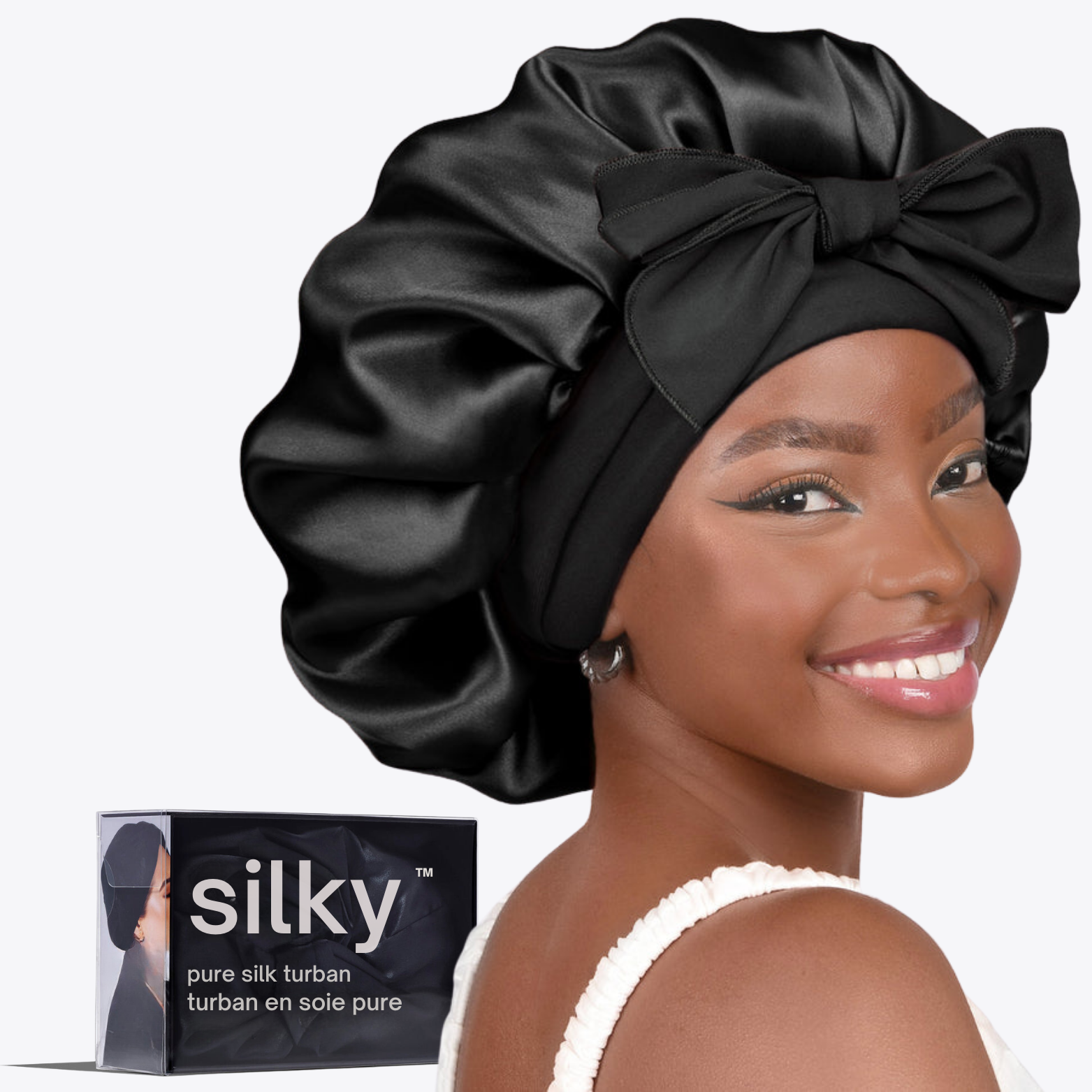 SilkyBonnet | Des cheveux sans frisottis, brillants et sains après le sommeil