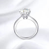 Bague GRA-Moissanite Brillante