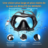 AquaElite Luxe Masque de Plongée & Ensemble de Snorkel | Conception professionnelle avec technologie anti-buée pour une visibilité et un confort optimaux