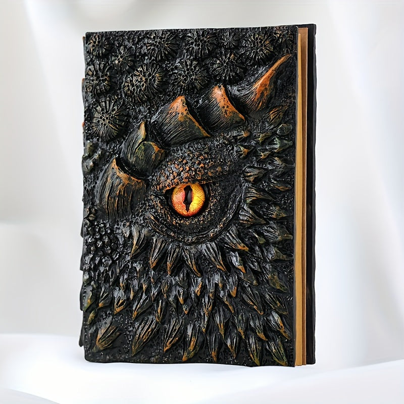 Carnet de Fantaisie avec Œil de Dragon – Robuste et Artistique
