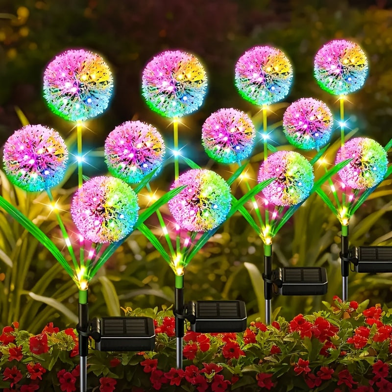 LuxeGlow Lumière de Jardin Solaire en Forme de Pissenlit à LED | Design élégant et résistant aux éclaboussures pour des paysages extérieurs enchanteurs et des présentations florales