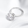 Bague GRA-Moissanite Brillante