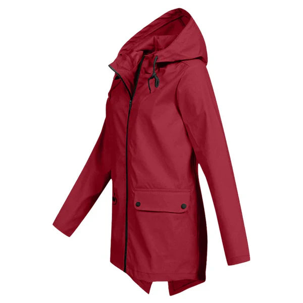 Veste de Pluie Tendance pour Dames avec Capuche - Liora