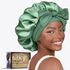 SilkyBonnet | Des cheveux sans frisottis, brillants et sains après le sommeil
