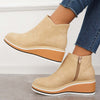 Bottines Tendances pour Femmes avec Fermeture Éclair et Talon - Alessia