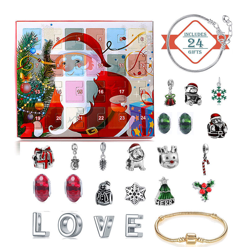 Calendrier de l'Avent Magie de Noël - Comptez les jours jusqu'aux fêtes avec des surprises