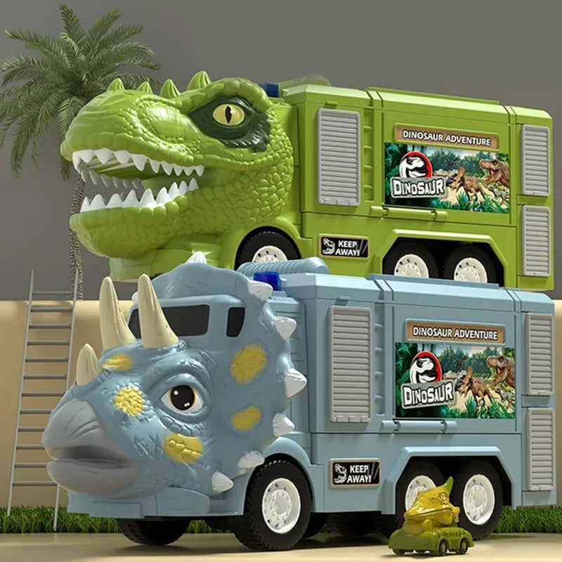 Aventure de Transport de Dinosaures - Pour un Jeu Créatif Amusant