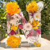 Veilleuse FloraGlow Flower | Lampe à initiales décorative avec éclairage LED doux pour une ambiance romantique