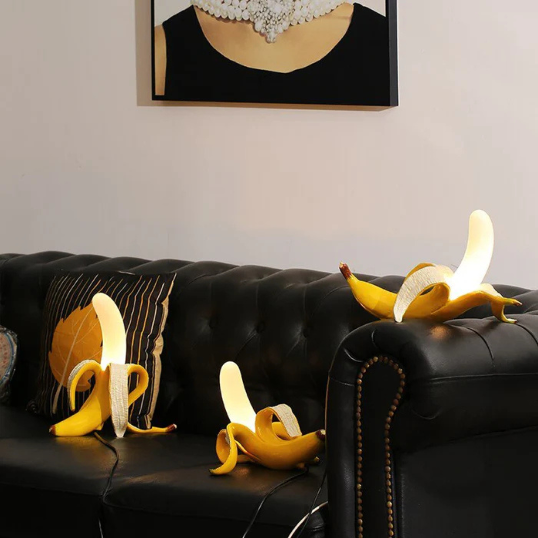 GoudenAura Luxe Banane Lampe de Table LED | Éclairage élégant pour une ambiance envoûtante